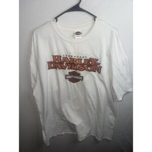 Harley-Davidson Graphic T-Shirt Knoxville TN White Size 2XL
